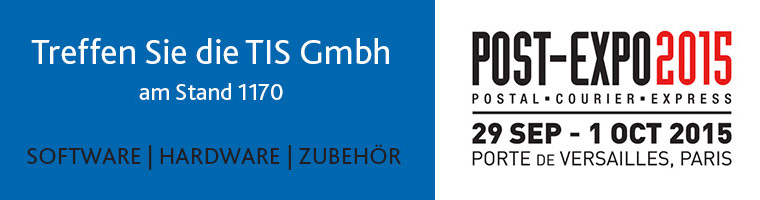 TIS GmbH auf der Post-Expo 2015