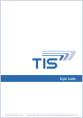 TIS GmbH Style Guide Downloadvorschau