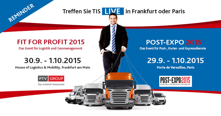 TIS GmbH auf der Fit For Profit und Post-Expo 2015