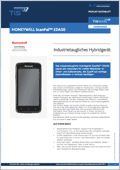 Honeywell EDA 50 Handheld im Smartphone-Stil Downloadvorschau