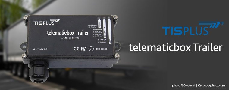 TISPLUS Hardwarezubehör für die Logistik - telematicbox Trailer