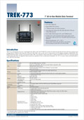 TISWARE Logistik-Hardware: Advantech DLoG TREK-773 Staplerterminal Downloadvorschau