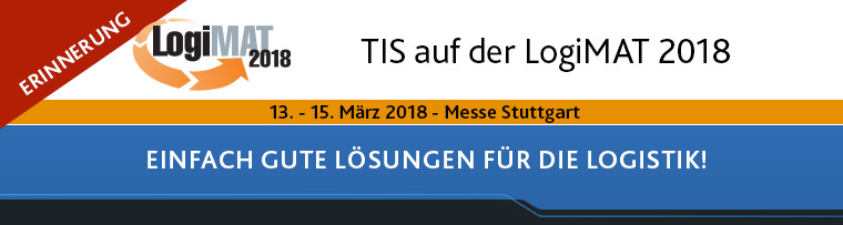 Treffen Sie TIS auf der LogiMAT 2018