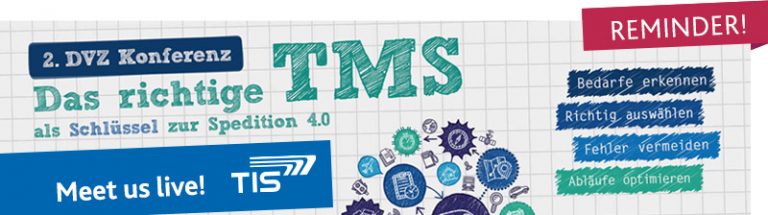 DVZ Conference TMS | TIS GmbH will be there