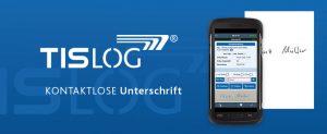 TISLOG Logistiksoftware | Kontaktlose Unterschrift