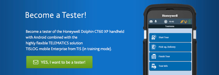 Become a Tester for Honeywell CT60 XP and TISLOG