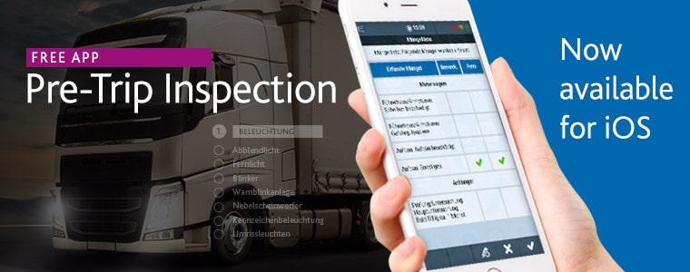 Free iOS App for the truck pre-trip inspection
