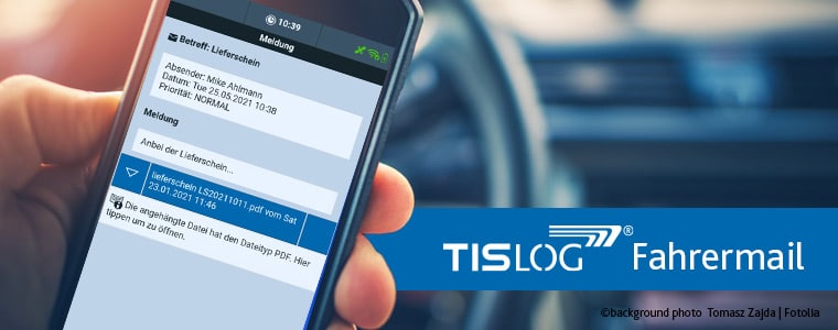 TISLOG Fahrermail | Logistiksoftware