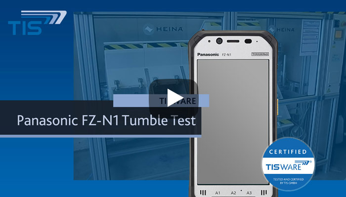 Tumble Test Panasonic FZ-N1 | TISWARE Logistikhardware