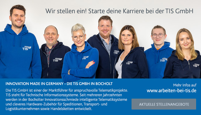 Starte deine Karriere bei der TIS GmbH | Telematik aus Bocholt