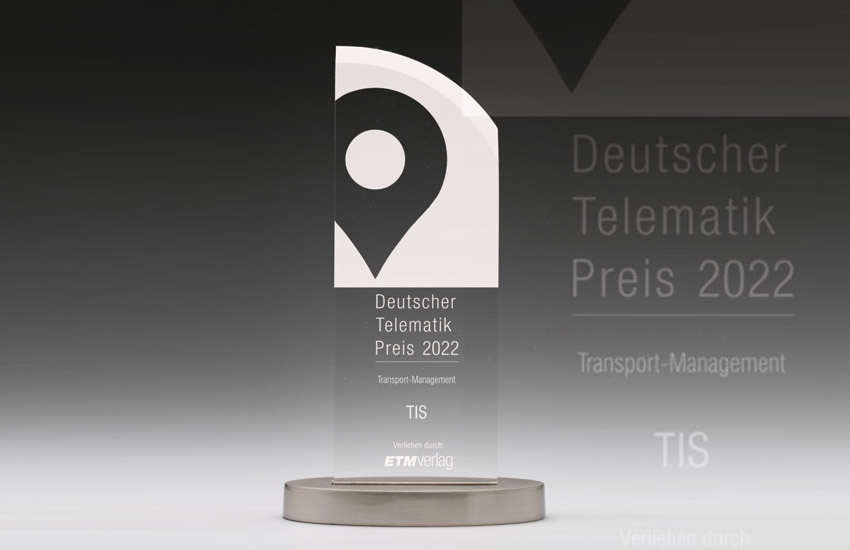 TIS GmbH belegt den ersten Platz des Deutschen Telematik Preises in der Kategorie Transportmanagement | TIS GmbH