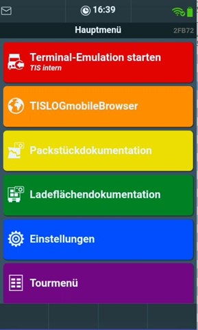 Screenshot zur Farbänderung in der TISLOG App | TIS GmbH