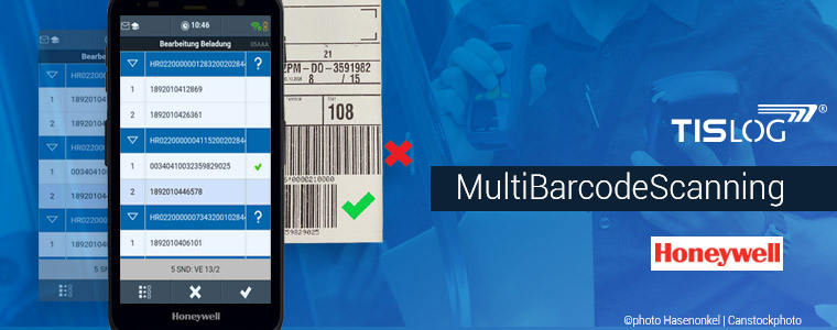 Multibarcodescanning | Honeywell Hardware | TISLOG Logistiksoftware
