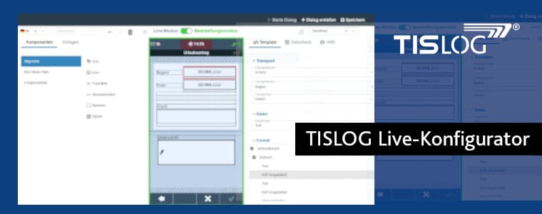 TISLOG Live-Konfigurator | Logistiksoftware der TIS GmbH