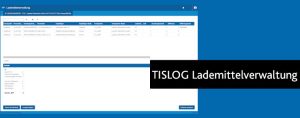 TISLOG Lademittelverwaltung | Logistiksoftware