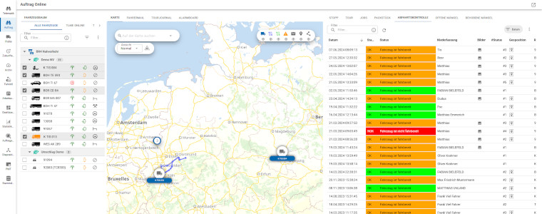 TISLOG Online-Modul | Logistiksoftware