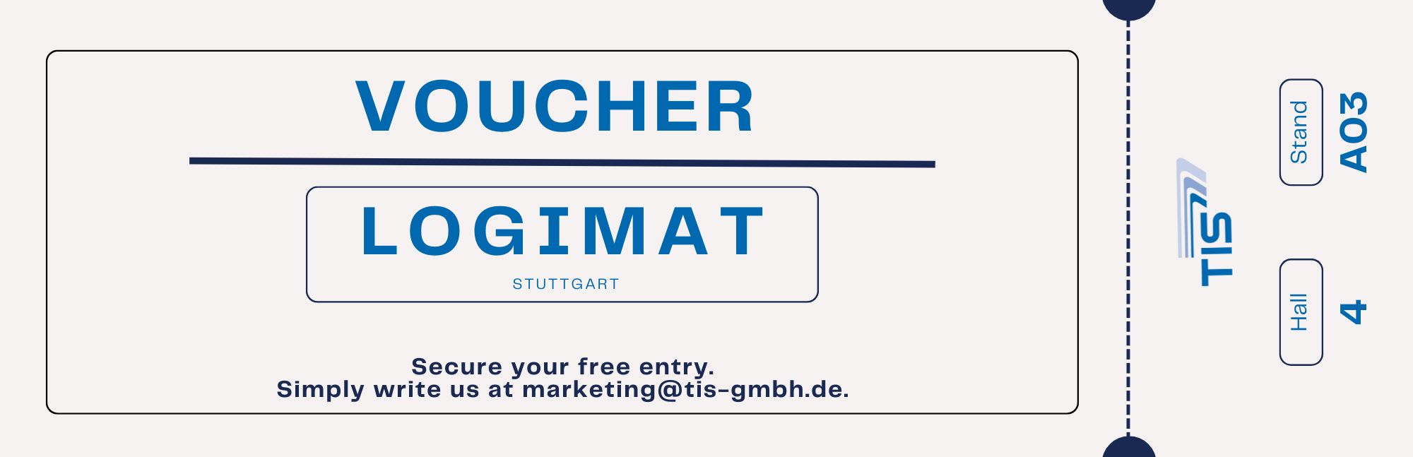 Gutschein, LogiMAT, Tickets