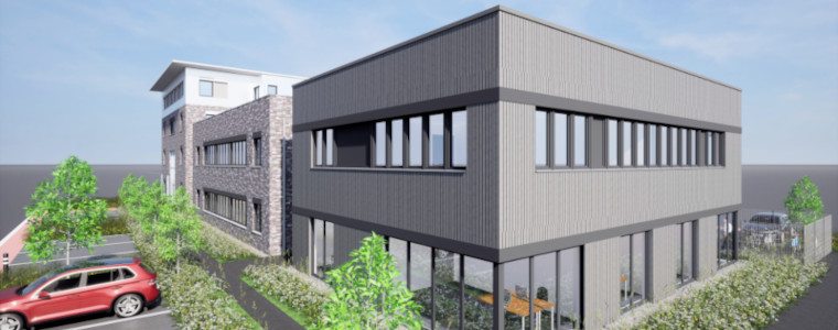 TIS GmbH erweitert Bestandsgebäude um neuen Anbau 