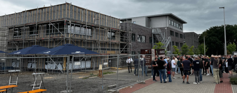 Richtfest der TIS GmbH in Bocholt