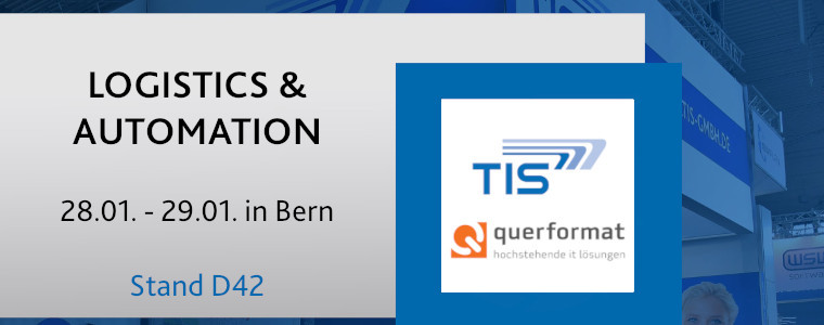 TIS GmbH auf der Logistics & Automation in Bern