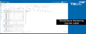Temperature Monitoring in accordance with DIN EN 12830 using TISLOG