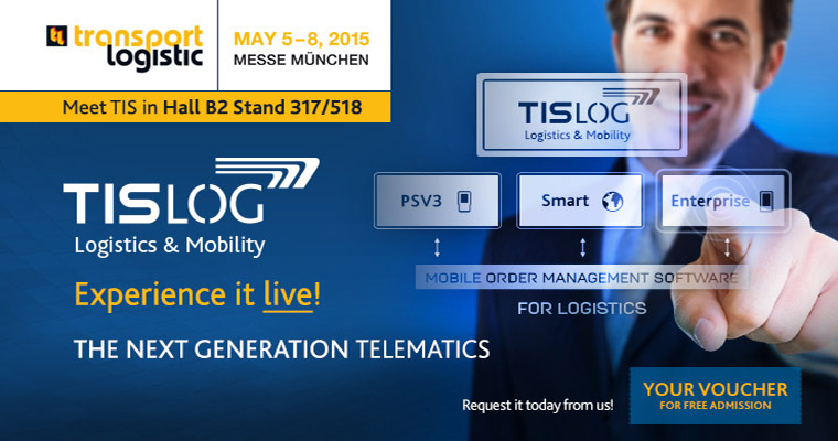 Meet Telematics provider TIS GmbH live at transport logistic 2015