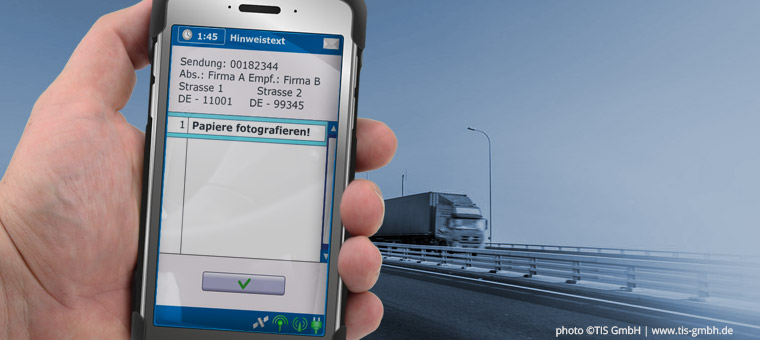 TISLOG Logistik-Software: Zusatzmodul Dokumenten-Foto