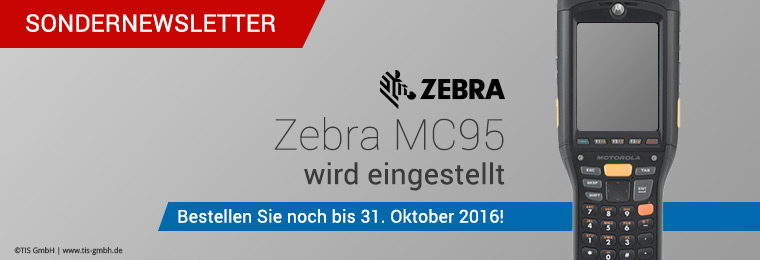 TISWARE Hardware: Zebra MC95 wird eingestellt