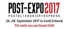 Telematikanbieter TIS GmbH auf der Post-Expo 2017