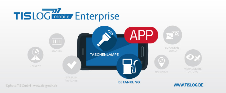 Features in TISLOG mobile Enterprise Logistik-Software